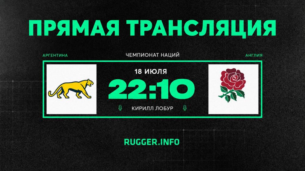 Аргентина — Англия. Чемпионат наций. Live 22:10 (мск)